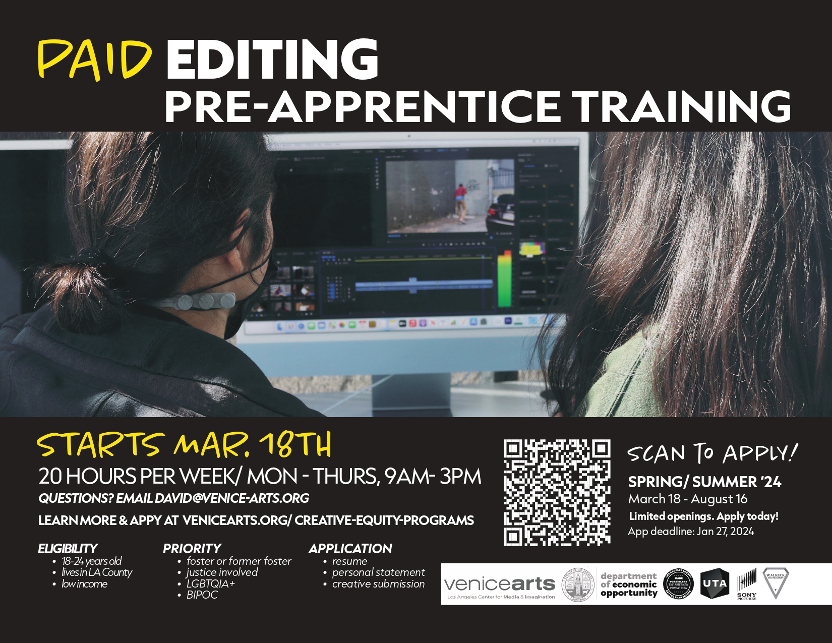 Pag-edit ng Pre-Apprenticeship Training